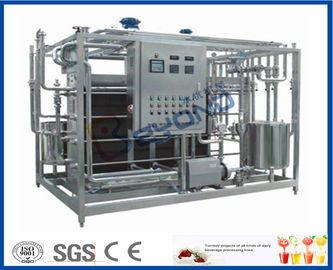3 Section Milk Pasteurization Equipment with PLC Touch Screen PID Control