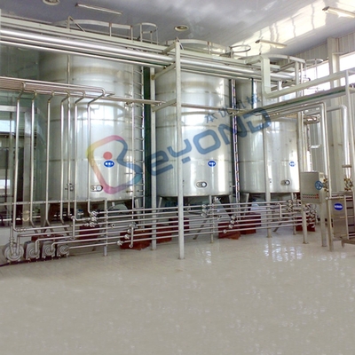 200m3 Outdoor SS Milk Tank Silo Double Layer With Level Indicator Meter