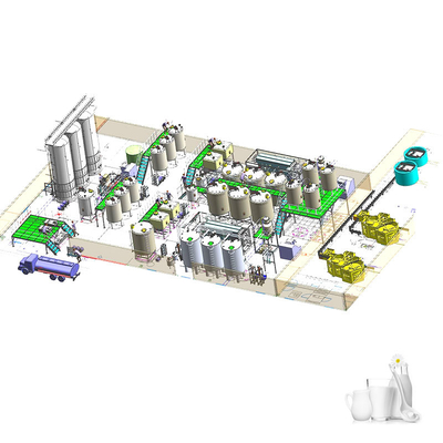 Factory complete UHT milk production line milk processing line